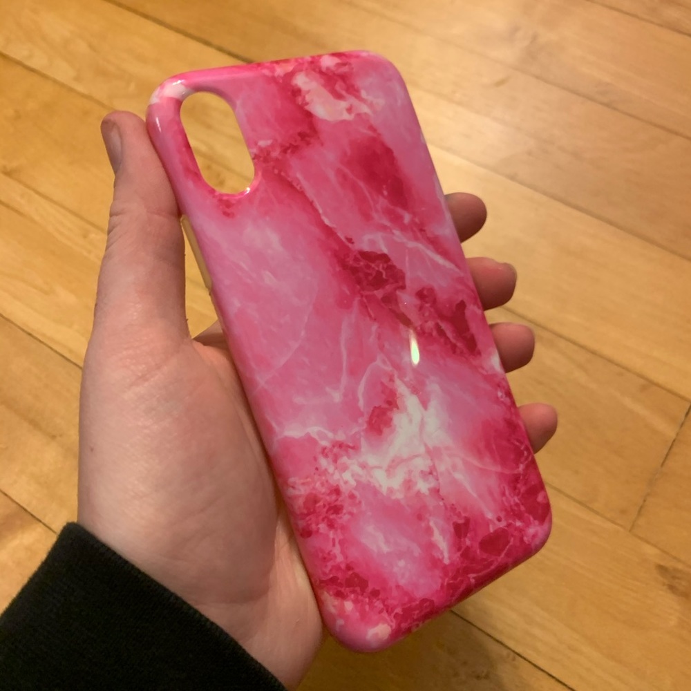 Pink Marble iPhone Case - Picture 2 of 3